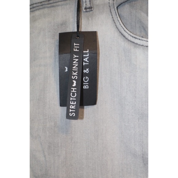 Truth Substance Men's Gray Moto Jeans - Picture 4 of 6